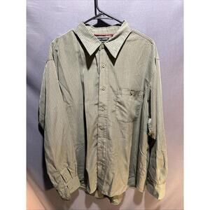 Haggar Luxury Microfiber button-down shirt Size XL #373